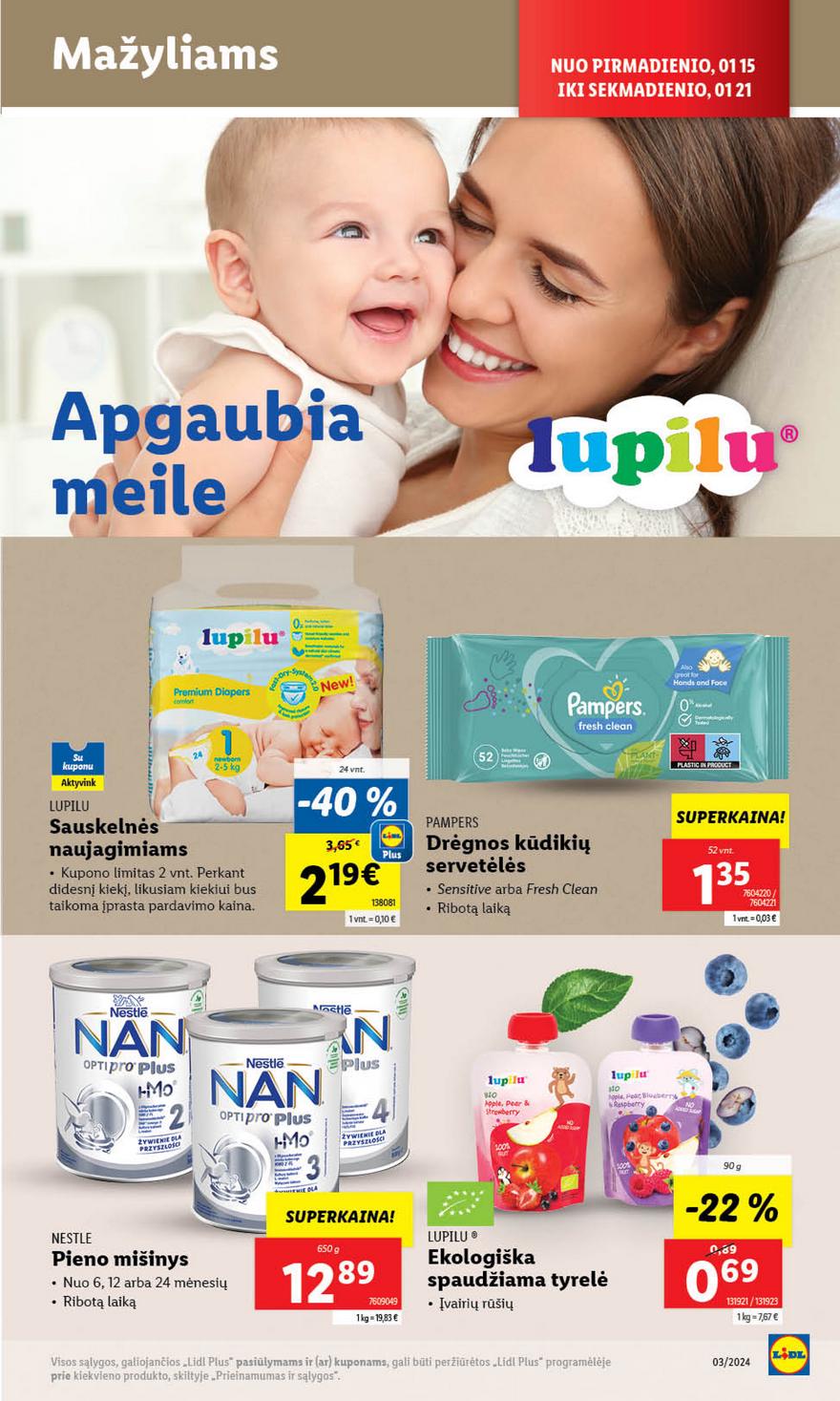 Lidl pasiūlymai akcijos nuo 
  2024-01-15 iki 
  2024-01-21 | Leidinukas.lt puslapis 30