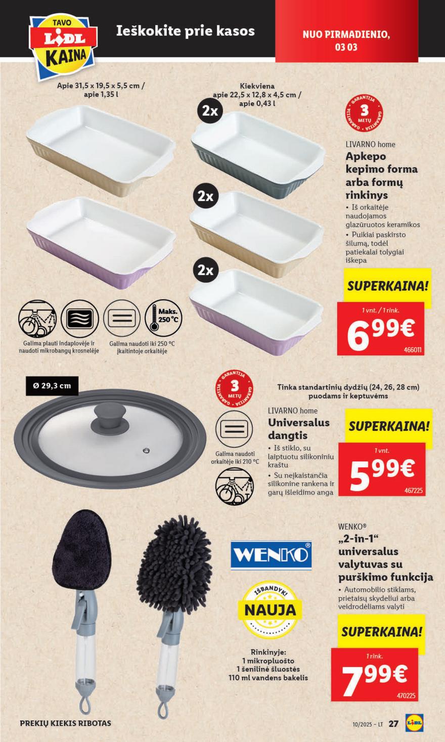 Lidl ne maisto leidinys akcijos nuo 
  2025-03-03 iki 
  2025-03-09 | Leidinukas.lt puslapis 27