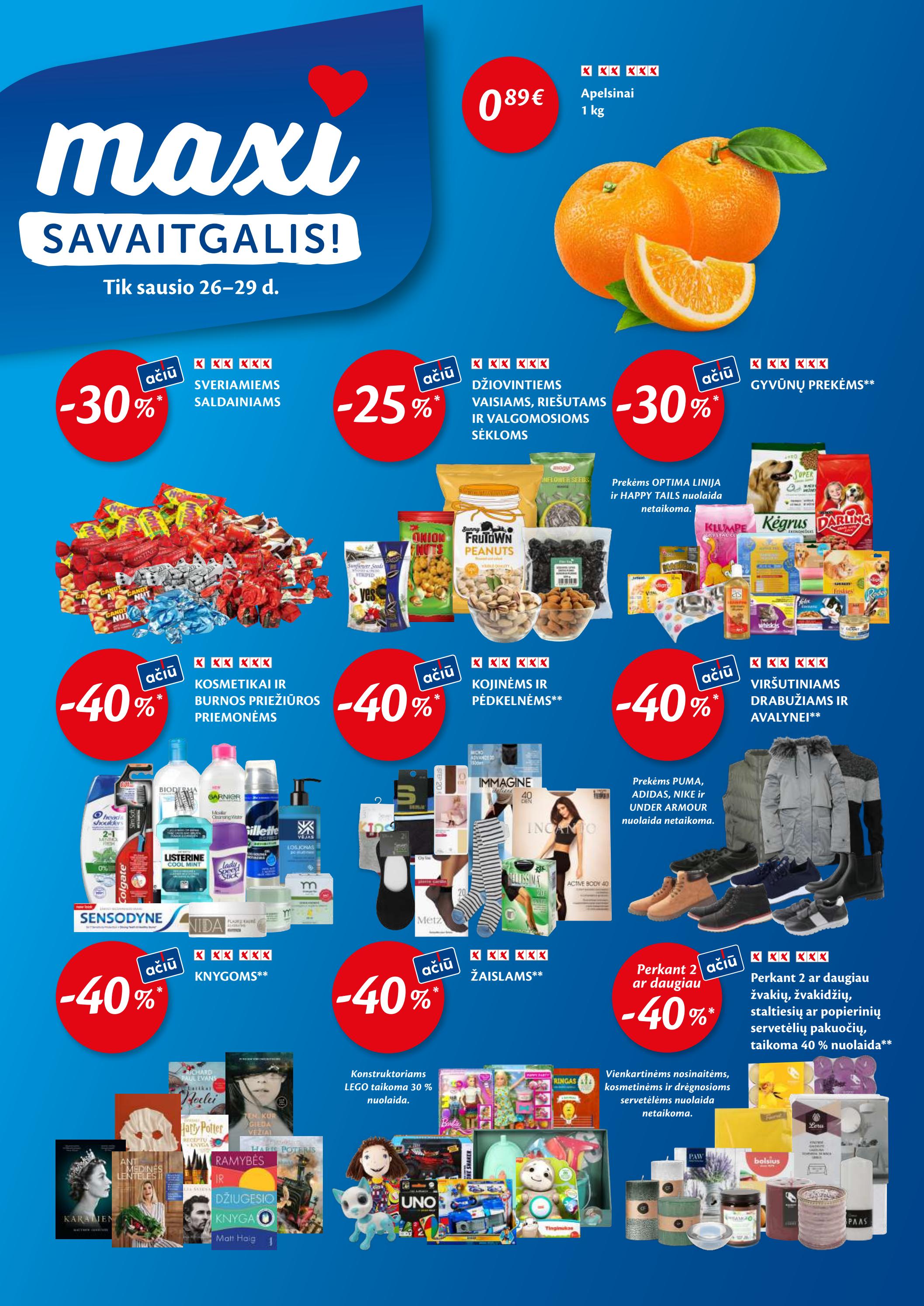 Maxima kaininis leidinys akcijos nuo 
  2023-01-24 iki 
  2023-01-30 | Leidinukas.lt puslapis 28