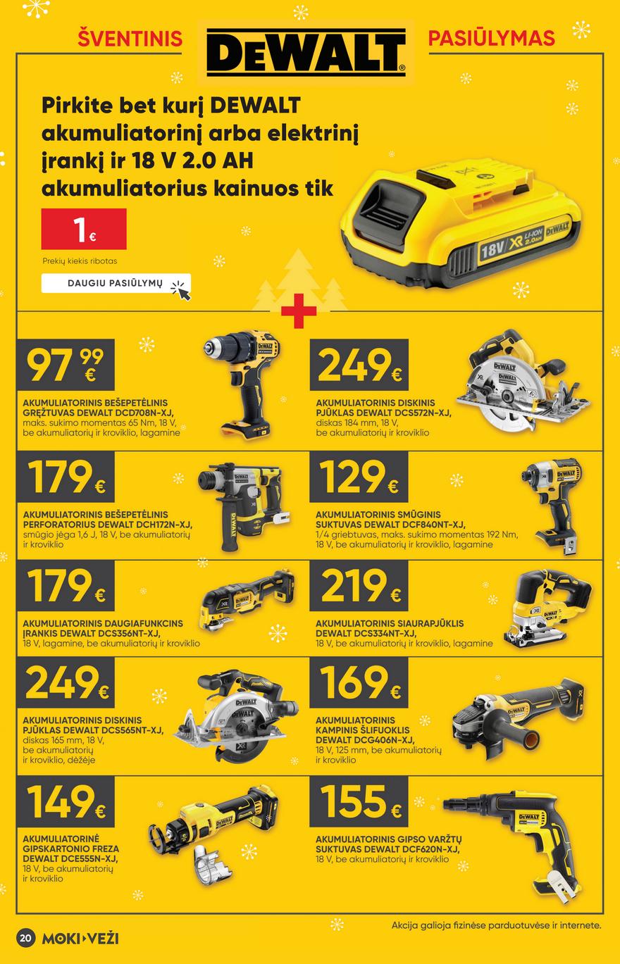 Moki veži leidinys akcijos nuo 
  2025-12-11 iki 
  2026-01-06 | Leidinukas.lt puslapis 20