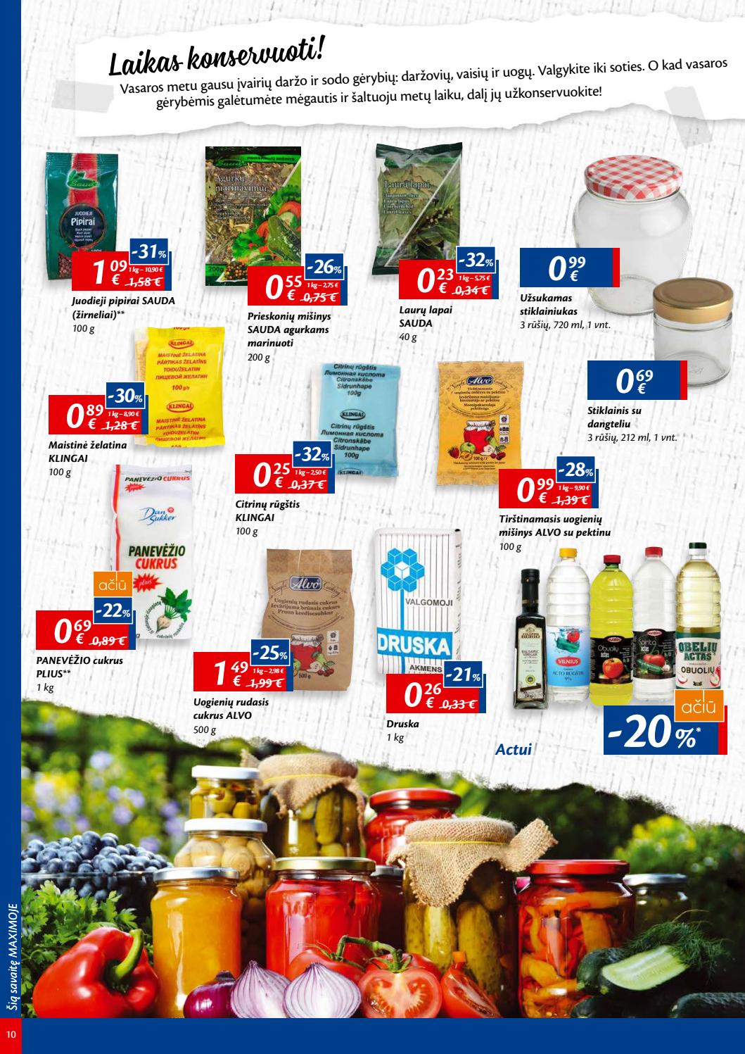 Maxima kaininis leidinys akcijos nuo 
  2019-07-09 iki 
  2019-07-15 | Leidinukas.lt puslapis 10