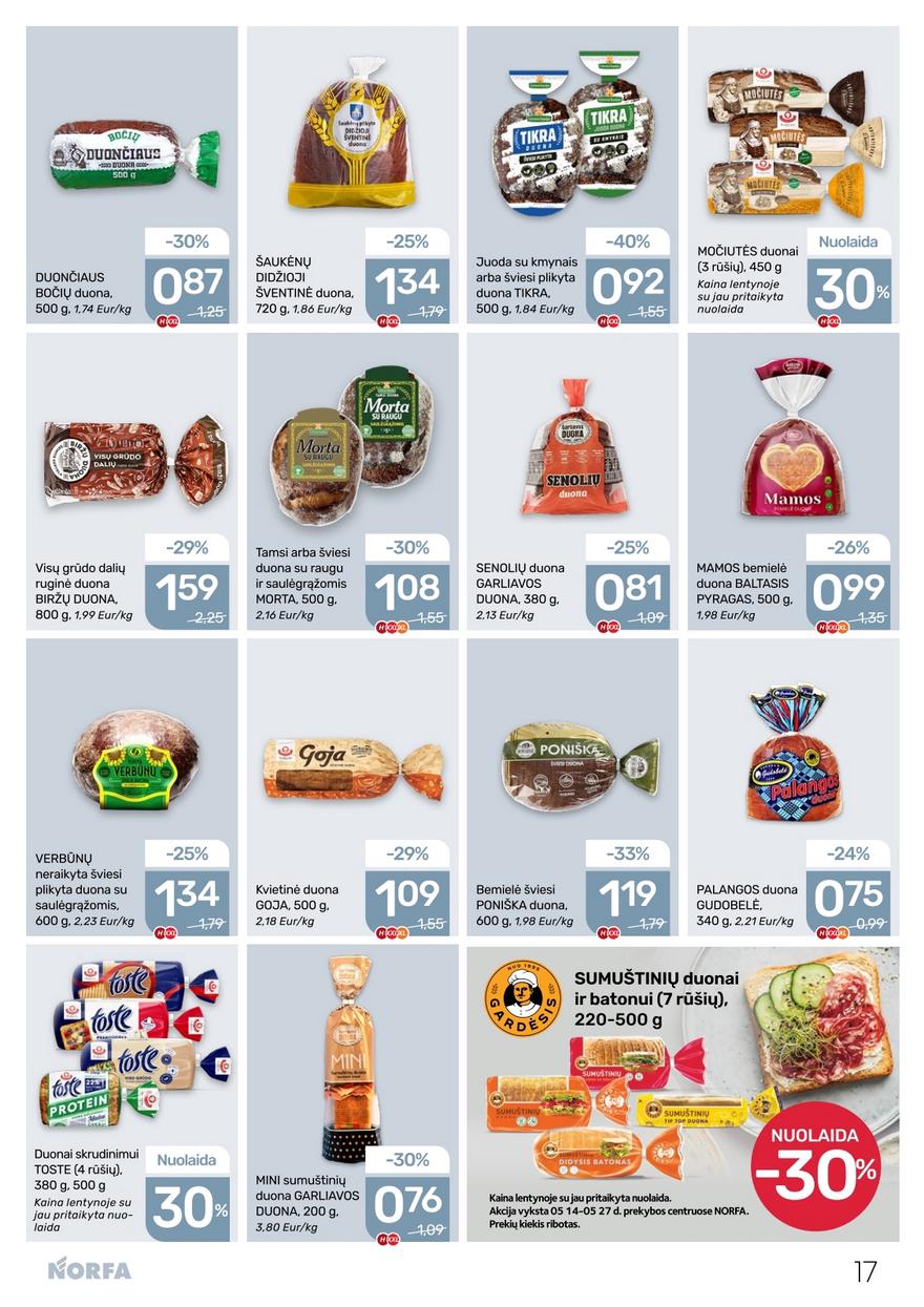 Norfos leidinys akcijos nuo 
  2026-05-14 iki 
  2026-05-27 | Leidinukas.lt puslapis 17
