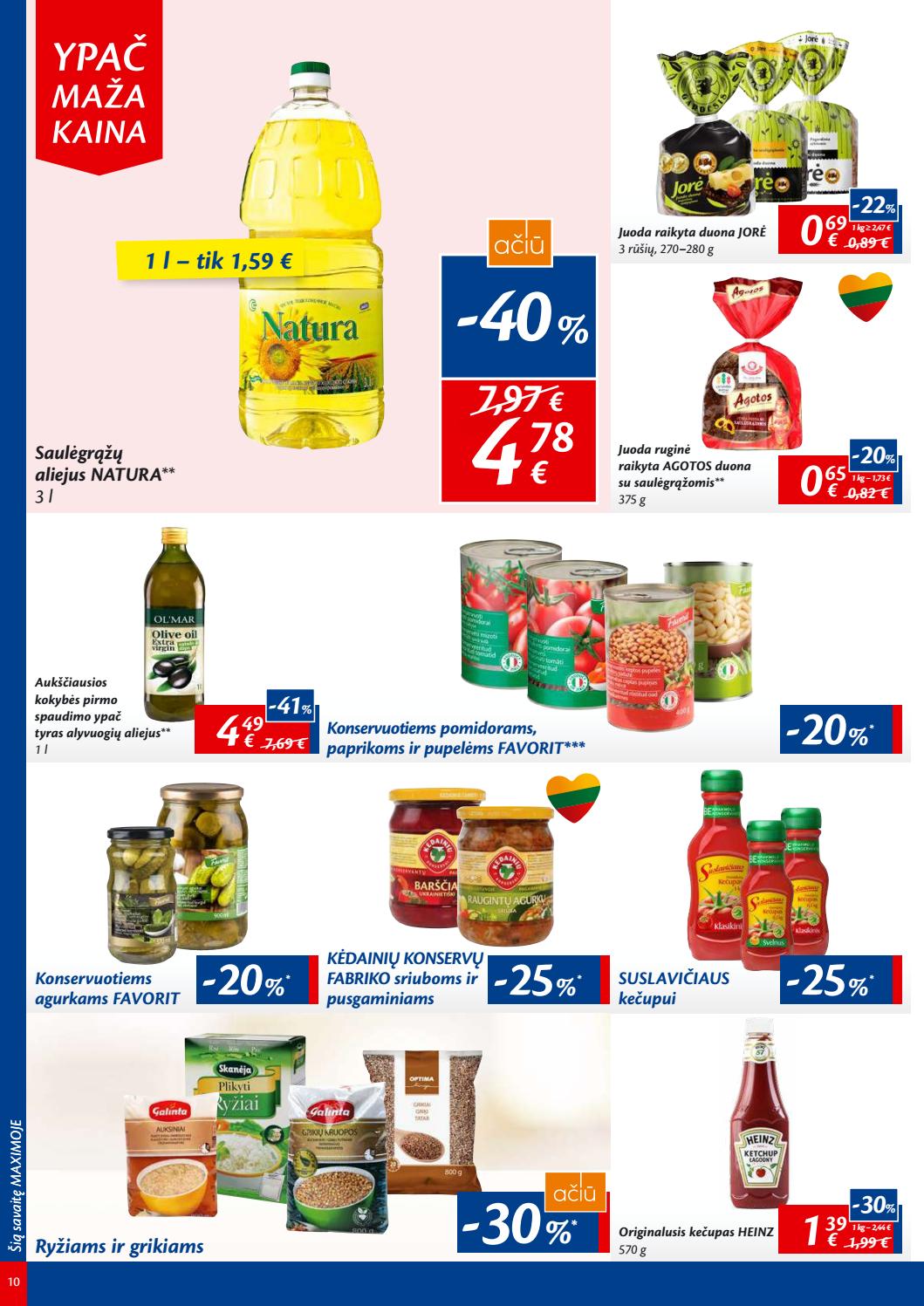 Maxima kaininis leidinys akcijos nuo 
  2019-08-20 iki 
  2019-08-26 | Leidinukas.lt puslapis 10