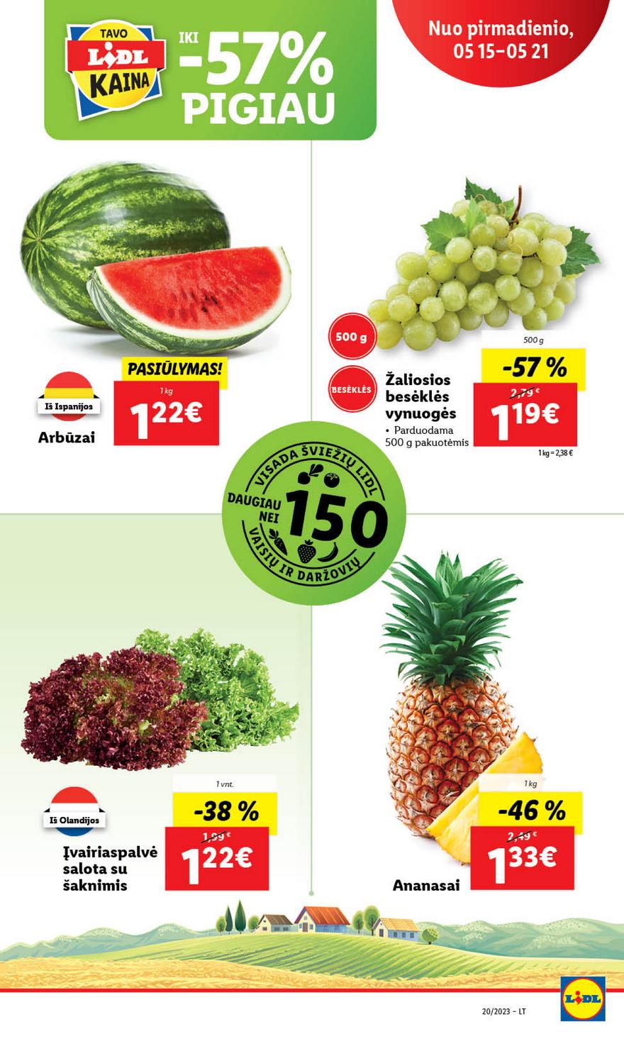 Lidl maisto prekių pasiūlymai akcijos nuo 
  2023-05-15 iki 
  2023-05-21 | Leidinukas.lt puslapis 5