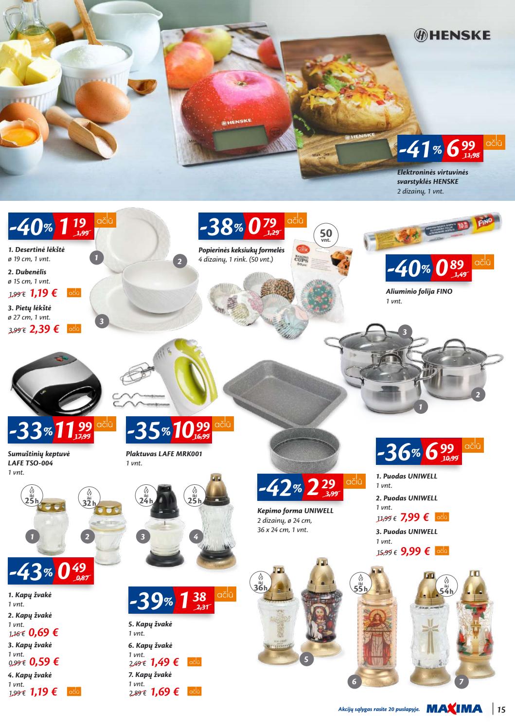 Maxima kaininis leidinys akcijos nuo 
  2019-10-15 iki 
  2019-10-21 | Leidinukas.lt puslapis 15