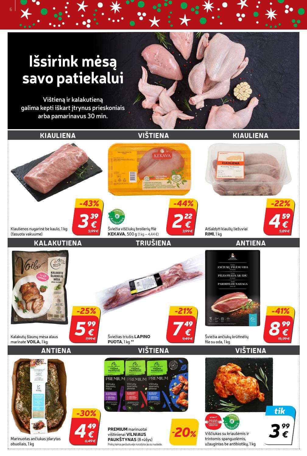 Rimi savaitinis leidinys akcijos nuo 
  2021-12-28 iki 
  2022-01-03 | Leidinukas.lt puslapis 6