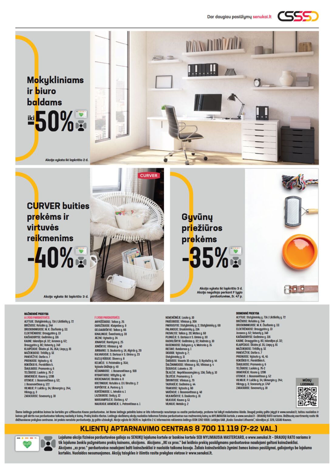 Senukai reklaminis leidinys akcijos nuo 
  2020-10-14 iki 
  2020-11-02 | Leidinukas.lt puslapis 47