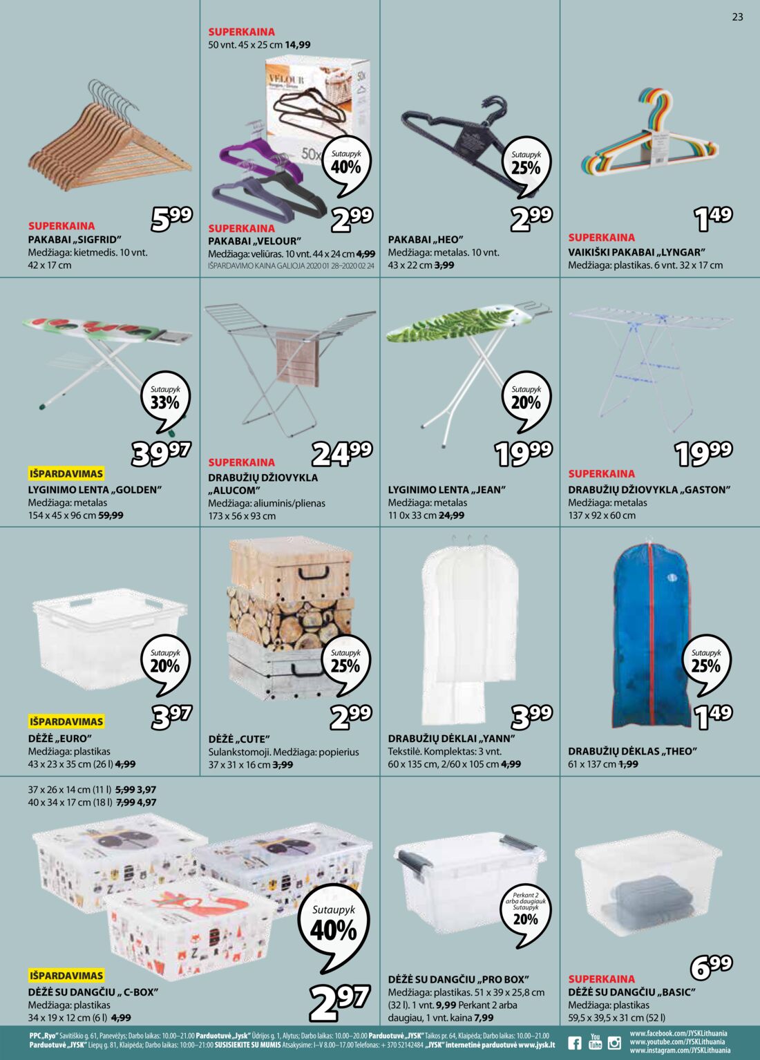 Jysk leidinys akcijos nuo 
  2020-01-28 iki 
  2020-02-10 | Leidinukas.lt puslapis 23