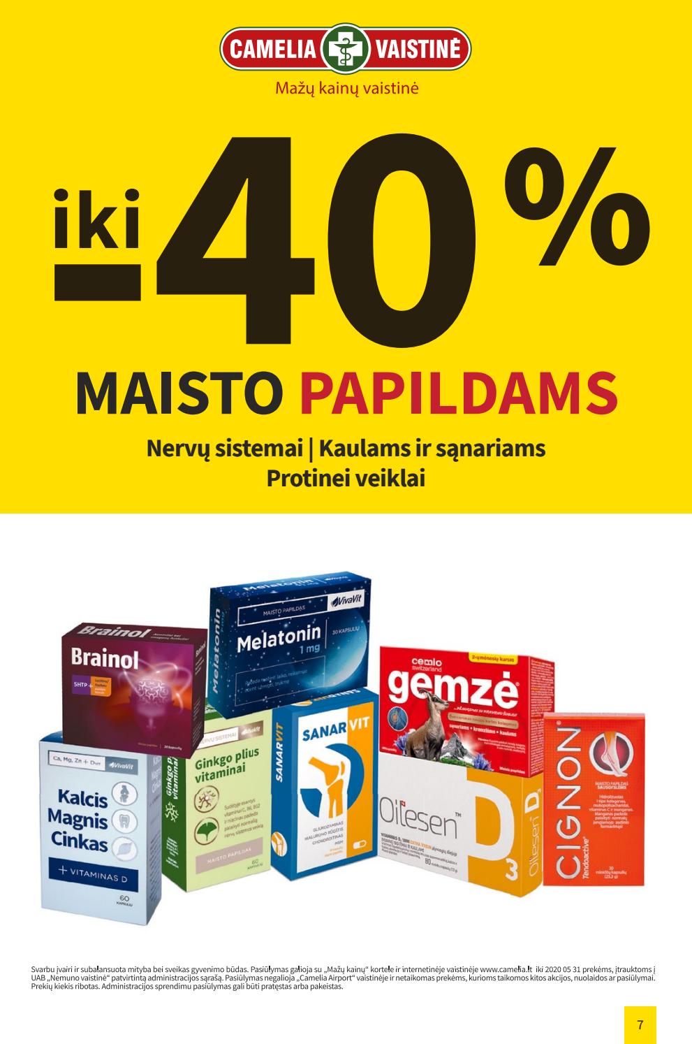 Camelia leidinys akcijos nuo 
  2020-05-01 iki 
  2020-05-31 | Leidinukas.lt puslapis 7