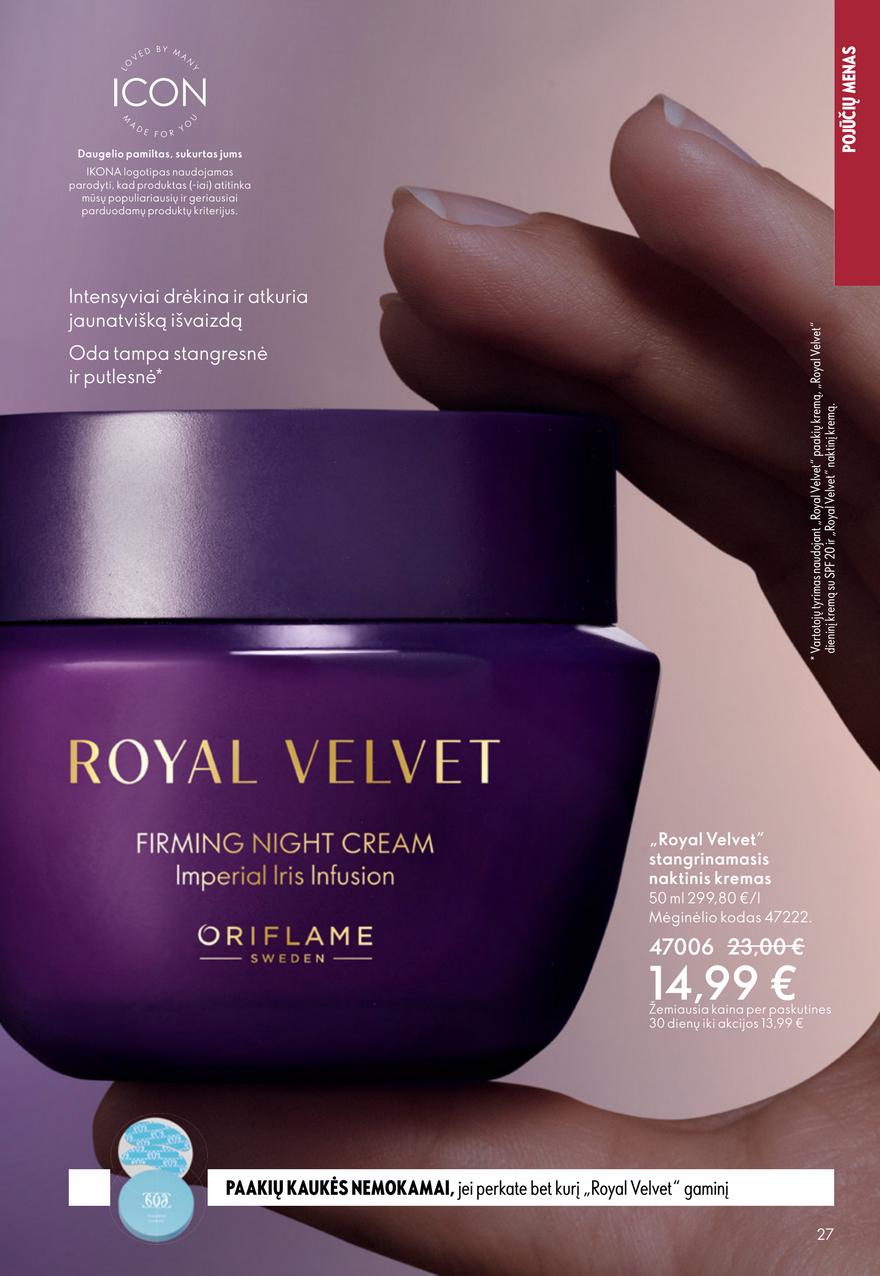 Oriflame katalogas akcijos nuo 
  2026-04-22 iki 
  2026-05-12 | Leidinukas.lt puslapis 27
