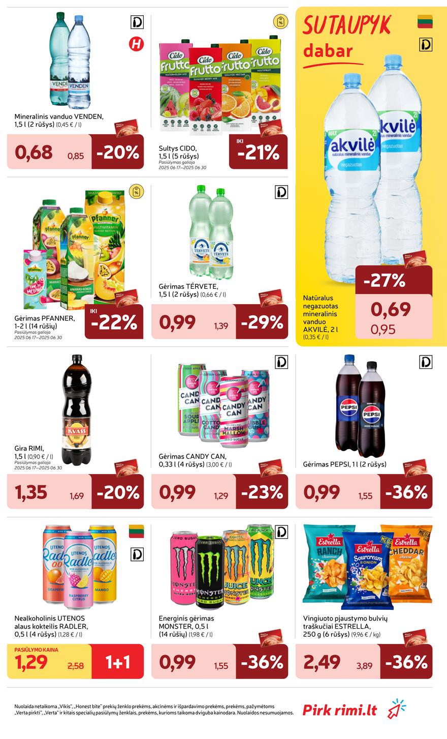 Rimi savaitinis leidinys 26 akcijos nuo 
  2025-06-24 iki 
  2025-06-30 | Leidinukas.lt puslapis 25