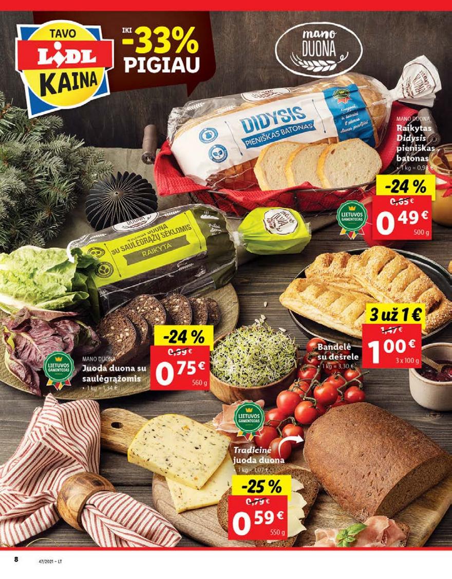 Lidl pasiūlymai akcijos nuo 
  2021-11-22 iki 
  2021-11-28 | Leidinukas.lt puslapis 8