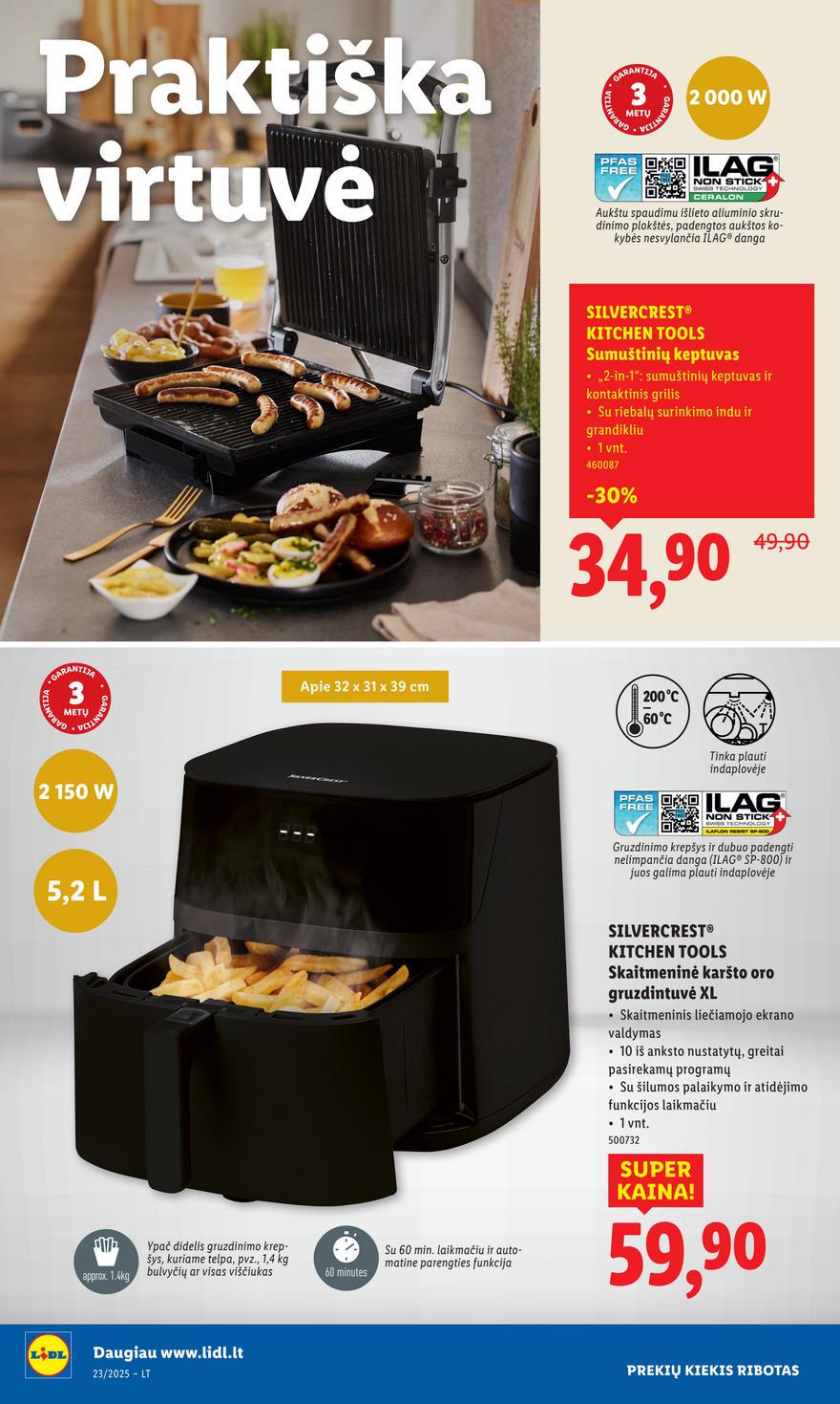 Lidl ne maisto leidinys akcijos nuo 
  2025-06-02 iki 
  2025-06-08 | Leidinukas.lt puslapis 16