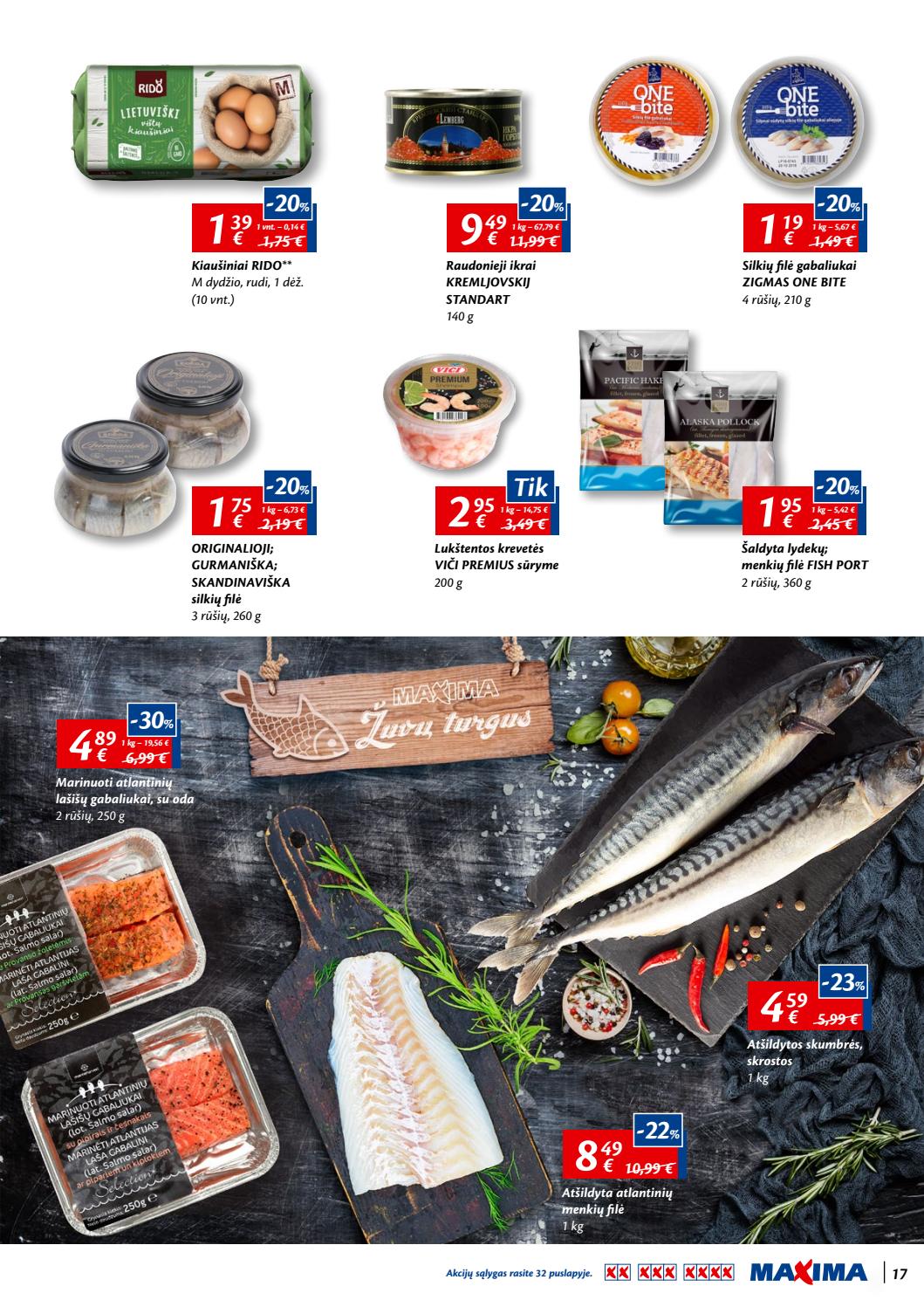 Maxima kaininis leidinys akcijos nuo 
  2019-07-04 iki 
  2019-07-17 | Leidinukas.lt puslapis 17