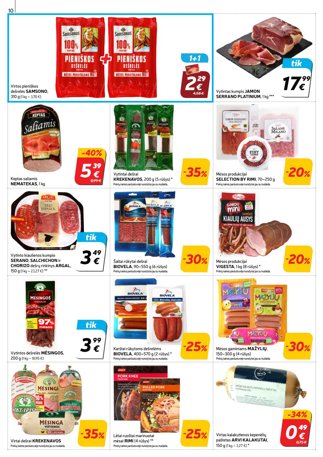 Rimi savaitinis leidinys akcijos nuo 
  2019-07-02 iki 
  2019-07-08 | Leidinukas.lt puslapis 10