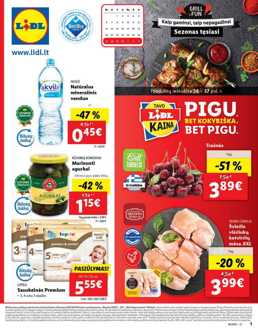 Lidl pasiūlymai akcijos nuo 
  2022-06-27 iki 
  2022-07-03 | Leidinukas.lt puslapis 1