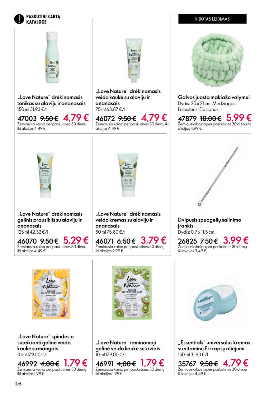 Oriflame katalogas akcijos nuo 
  2026-06-03 iki 
  2026-06-23 | Leidinukas.lt puslapis 106