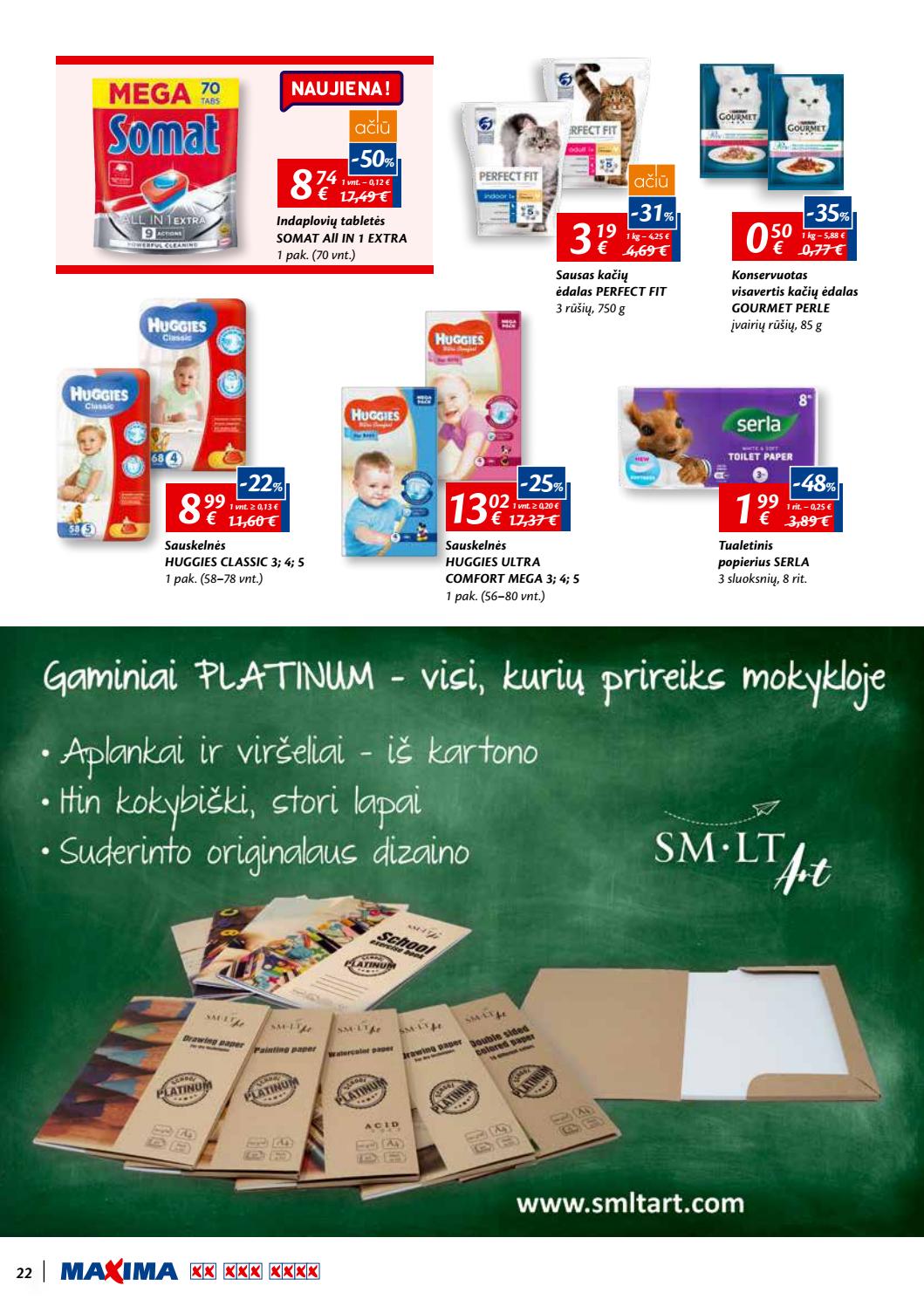 Maxima kaininis leidinys akcijos nuo 
  2019-08-29 iki 
  2019-09-11 | Leidinukas.lt puslapis 22