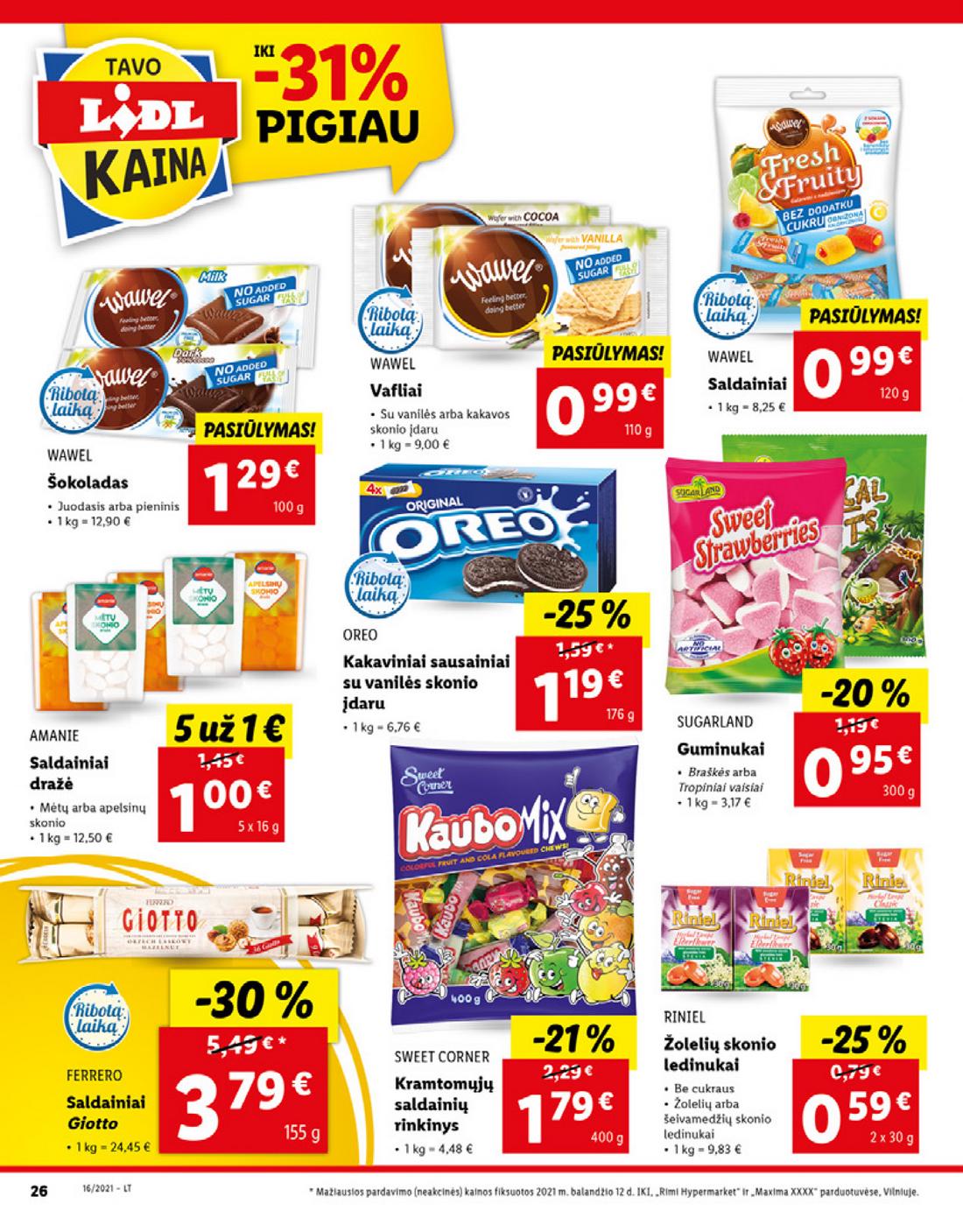 Lidl maisto prekių pasiūlymai akcijos nuo 
  2021-04-19 iki 
  2021-04-25 | Leidinukas.lt puslapis 26