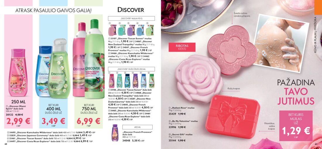 Oriflame katalogas akcijos nuo 
  2019-10-01 iki 
  2019-10-31 | Leidinukas.lt puslapis 31
