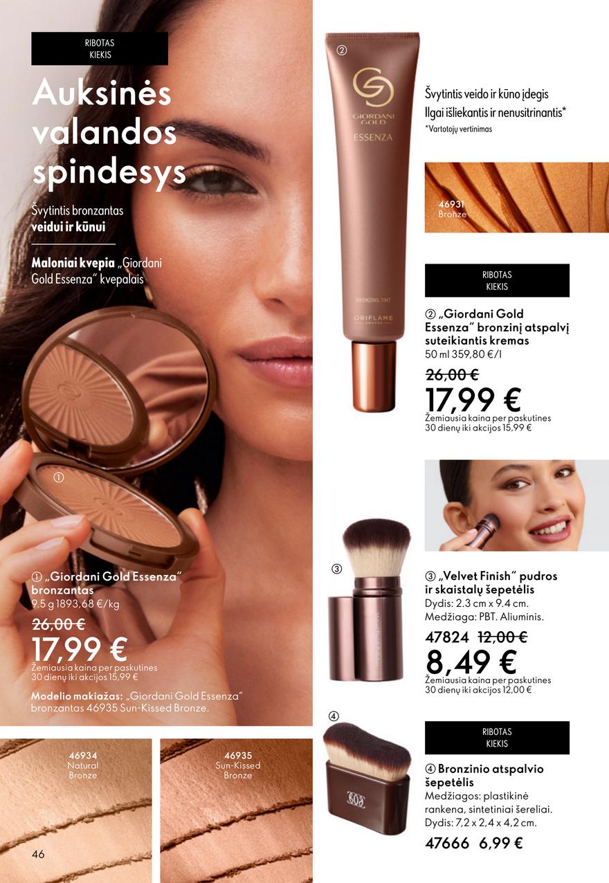 Oriflame katalogas akcijos nuo 
  2025-10-08 iki 
  2025-10-28 | Leidinukas.lt puslapis 46