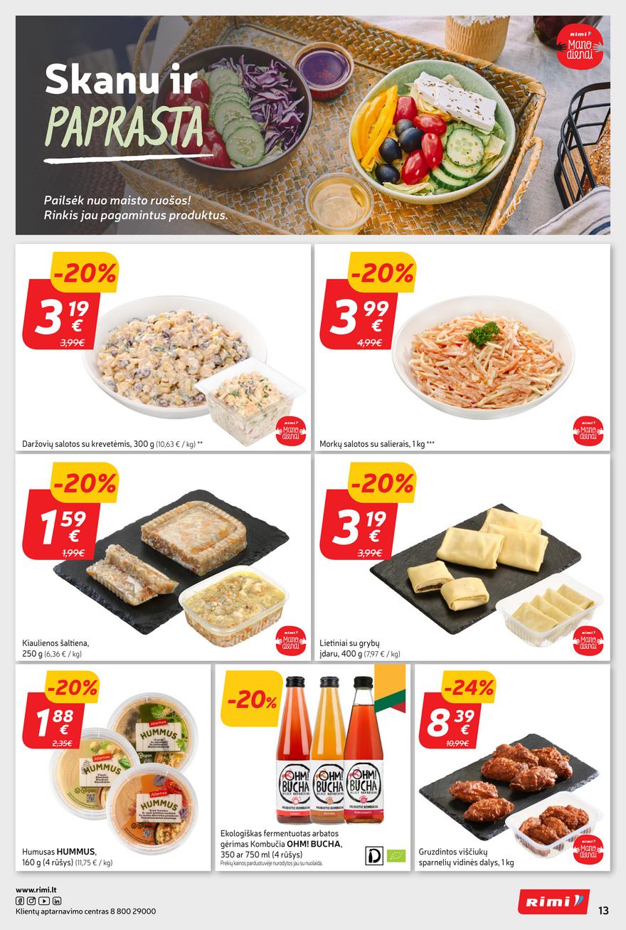 Rimi savaitinis leidinys akcijos nuo 
  2024-04-16 iki 
  2024-04-22 | Leidinukas.lt puslapis 13