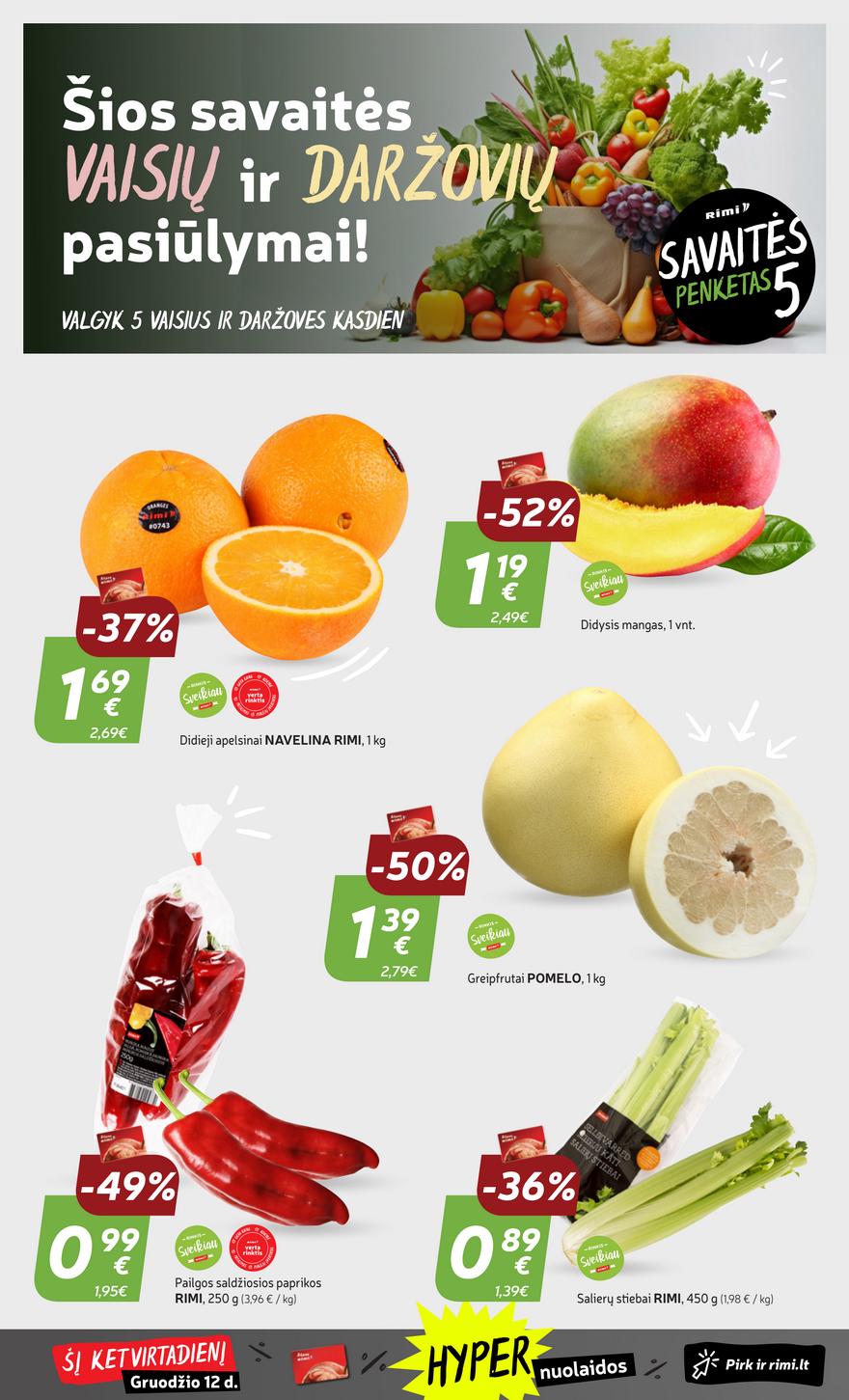 Rimi leidinys 50 akcijos nuo 
  2024-12-10 iki 
  2024-12-16 | Leidinukas.lt puslapis 9
