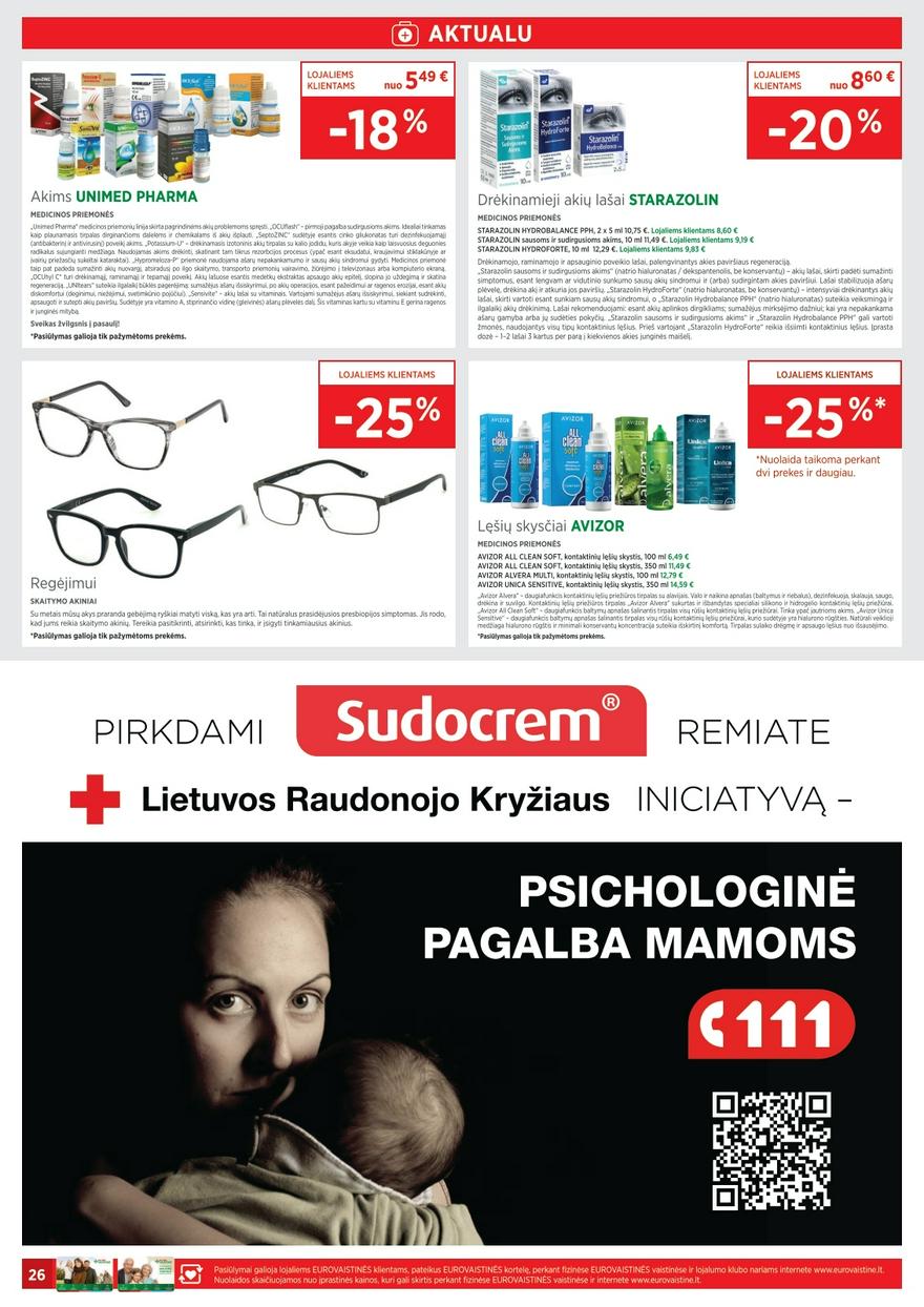 Euro vaistinė katalogas akcijos nuo 
  2025-04-01 iki 
  2025-04-30 | Leidinukas.lt puslapis 26