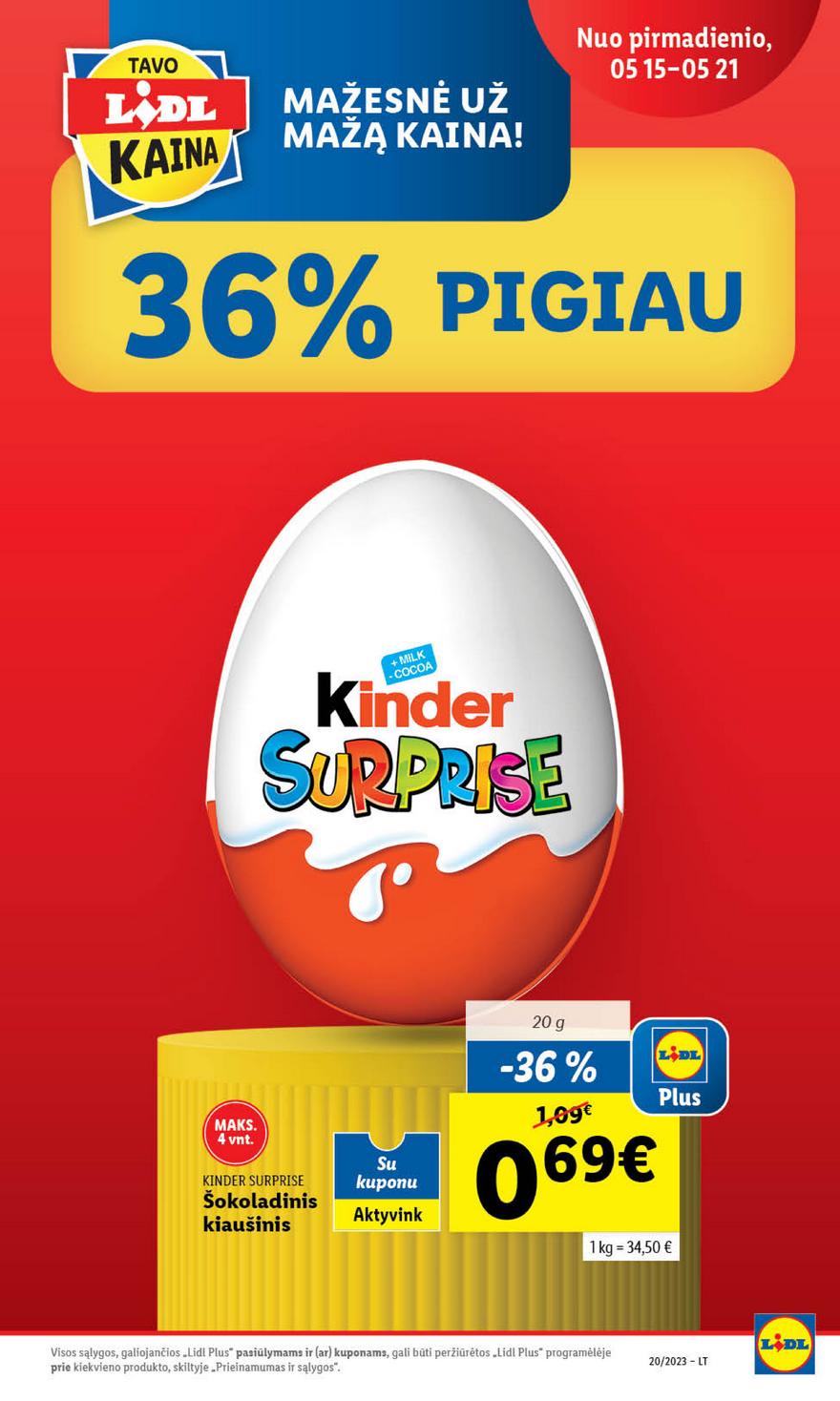 Lidl maisto prekių pasiūlymai akcijos nuo 
  2023-05-15 iki 
  2023-05-21 | Leidinukas.lt puslapis 18