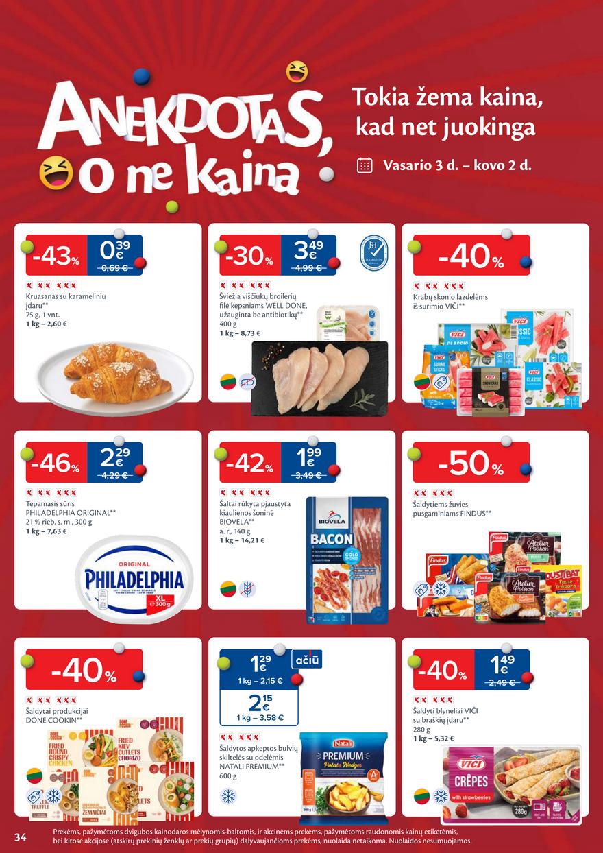 Maxima leidinys akcijos nuo 
  2026-02-17 iki 
  2026-02-23 | Leidinukas.lt puslapis 34
