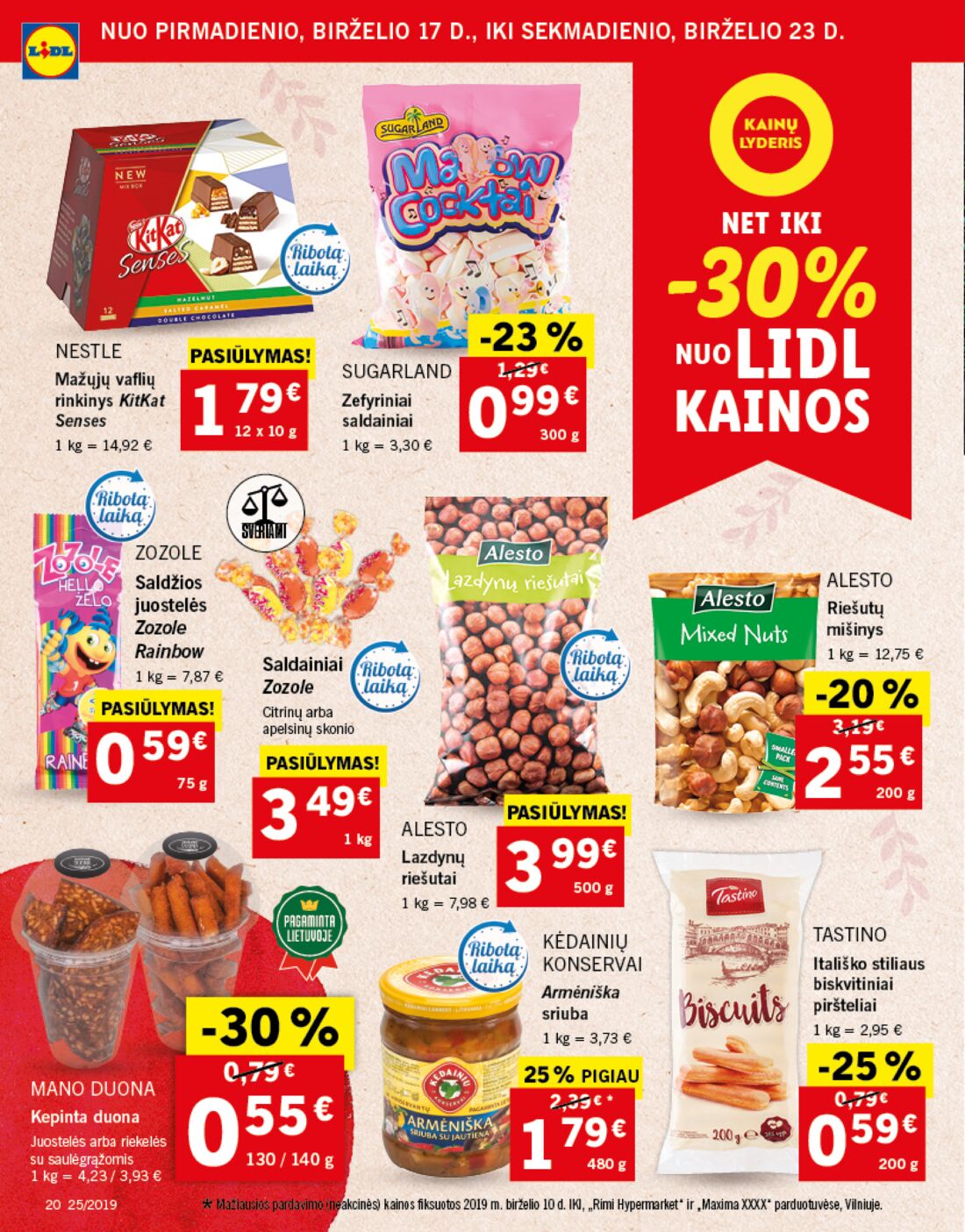 Lidl savaitinis leidinys akcijos nuo 
  2019-06-17 iki 
  2019-06-23 | Leidinukas.lt puslapis 20