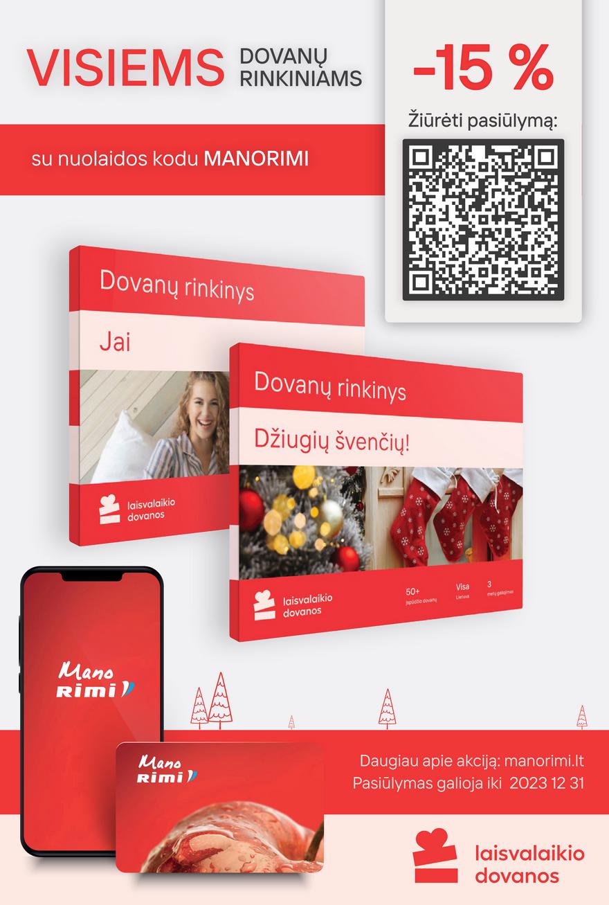 Rimi savaitinis leidinys akcijos nuo 
  2023-12-05 iki 
  2023-12-11 | Leidinukas.lt puslapis 33