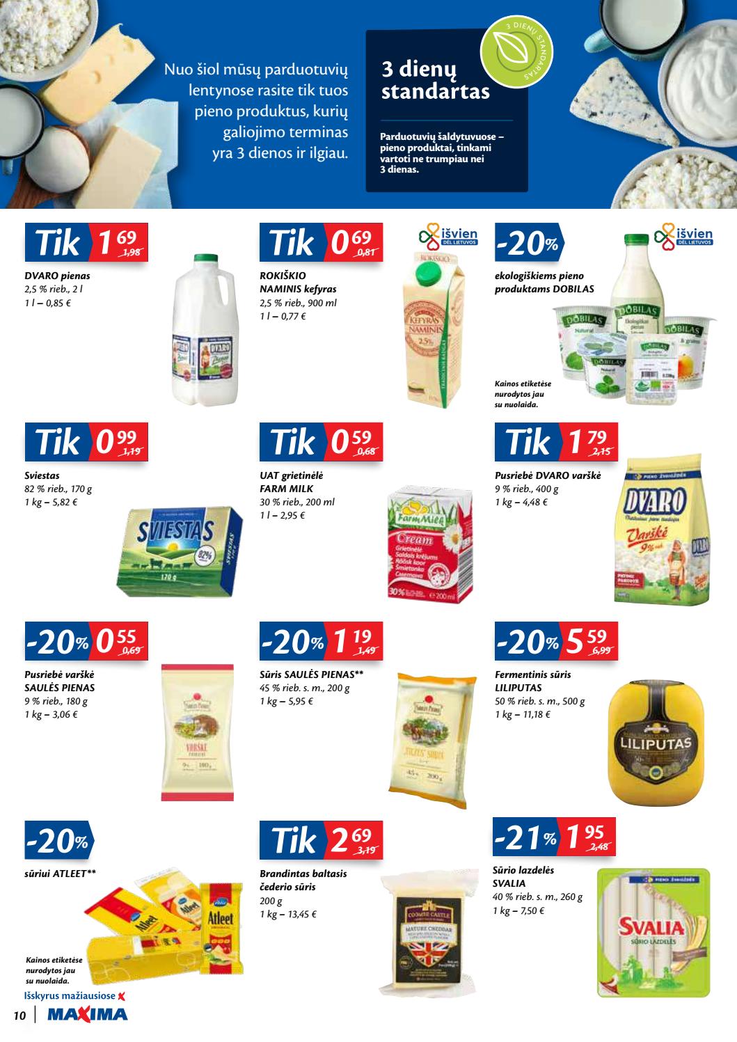 Maxima kaininis leidinys akcijos nuo 
  2020-10-13 iki 
  2020-10-19 | Leidinukas.lt puslapis 10
