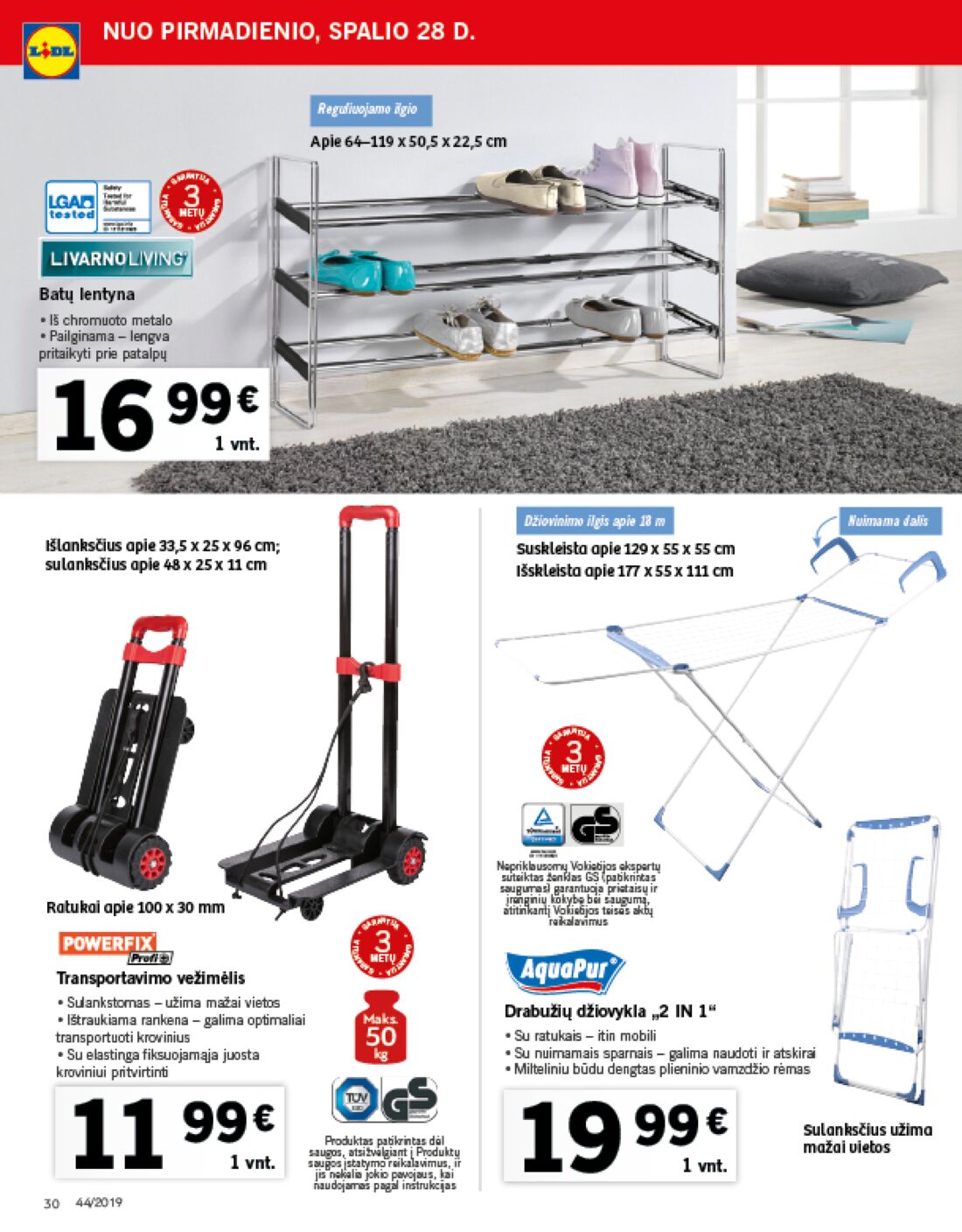 Lidl savaitinis leidinys akcijos nuo 
  2019-10-28 iki 
  2019-11-03 | Leidinukas.lt puslapis 30
