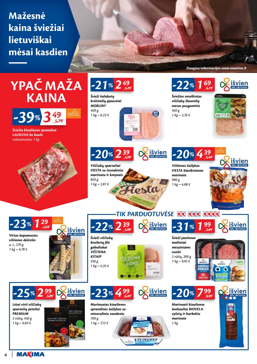 Maxima kaininis leidinys akcijos nuo 
  2020-09-08 iki 
  2020-09-14 | Leidinukas.lt puslapis 4