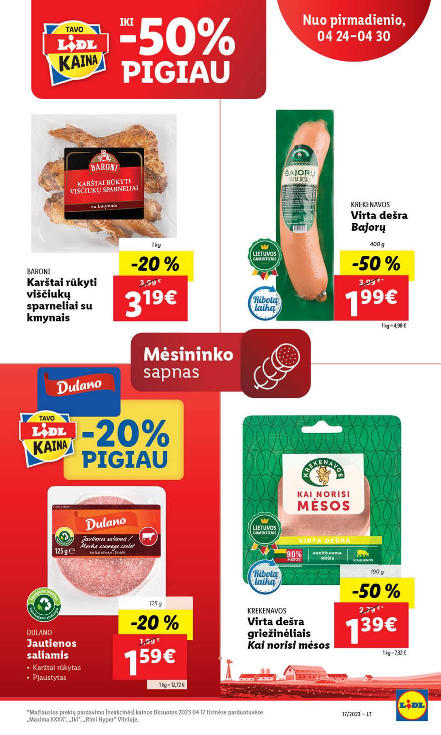 Lidl maisto prekių pasiūlymai akcijos nuo 
  2023-04-24 iki 
  2023-05-01 | Leidinukas.lt puslapis 47