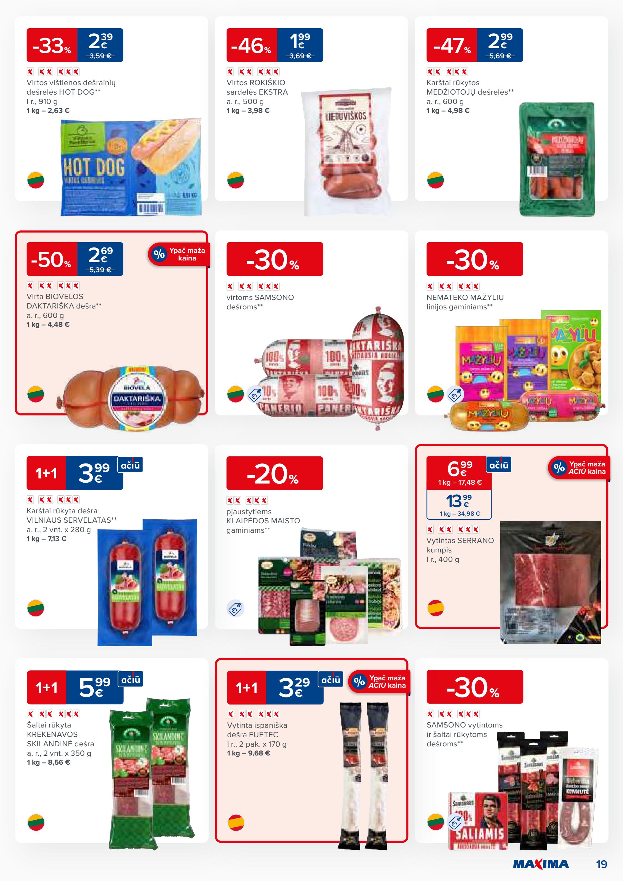 Maxima kaininis leidinys akcijos nuo 
  2023-05-09 iki 
  2023-05-15 | Leidinukas.lt puslapis 19