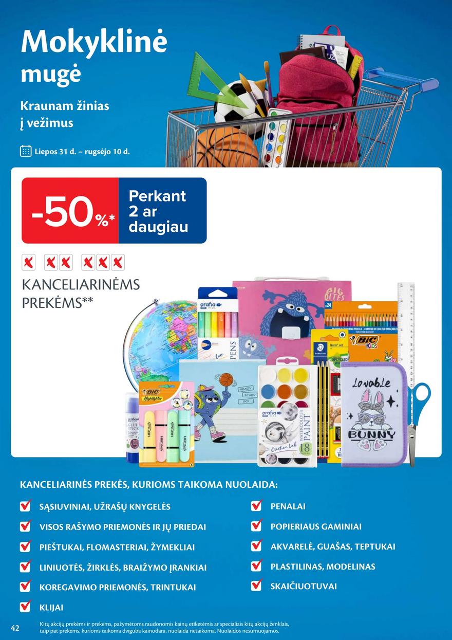 Maxima savaitinis leidinys 31 akcijos nuo 
  2025-07-29 iki 
  2025-08-04 | Leidinukas.lt puslapis 42