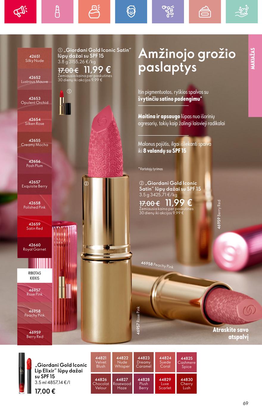 Oriflame katalogas akcijos nuo 
  2025-06-22 iki 
  2025-07-12 | Leidinukas.lt puslapis 69