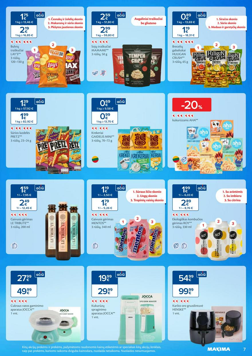Maxima savaitinis leidinys 10 akcijos nuo 
  2025-03-04 iki 
  2025-03-10 | Leidinukas.lt puslapis 7