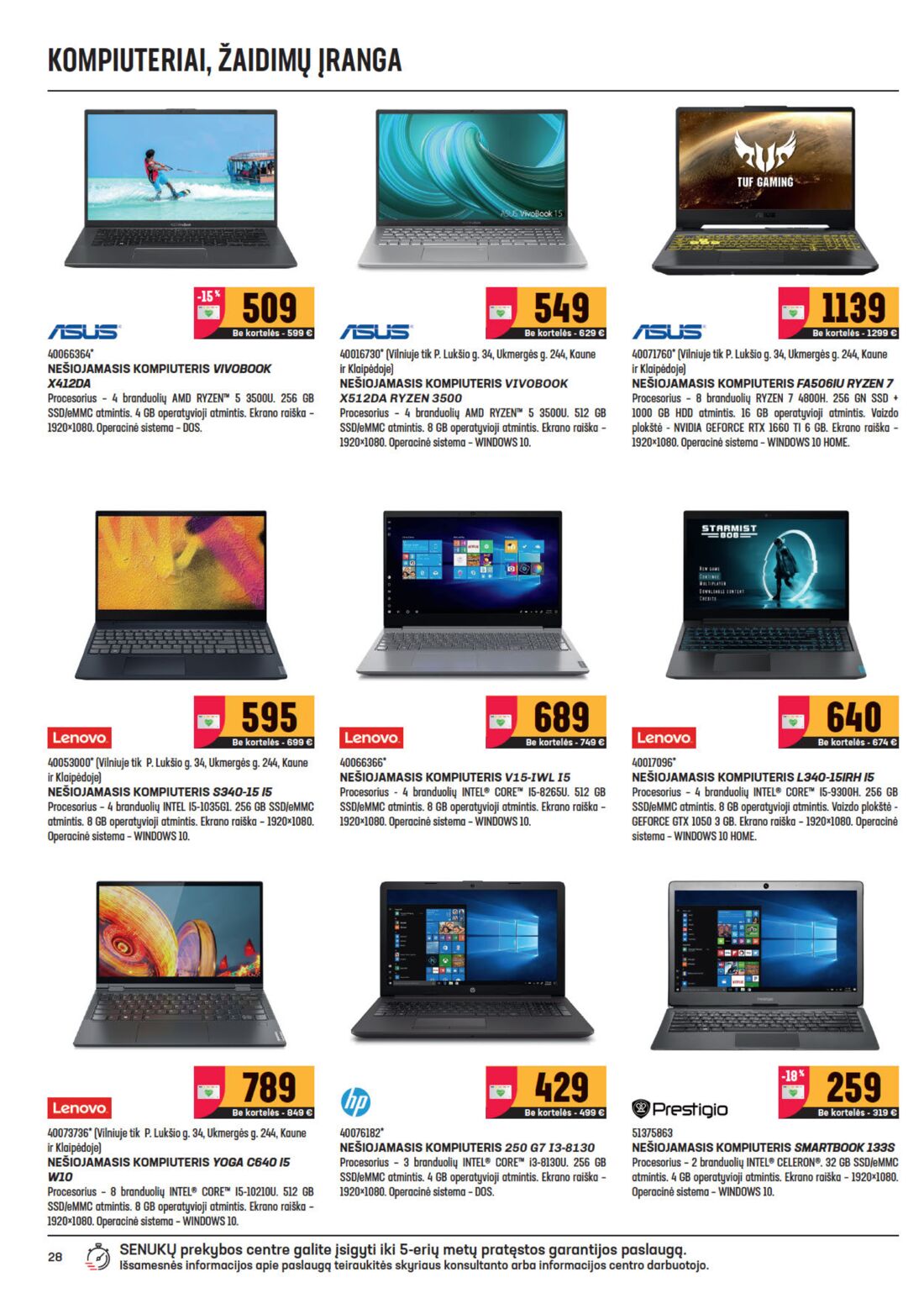 Senukai reklaminis leidinys akcijos nuo 
  2020-07-01 iki 
  2020-08-03 | Leidinukas.lt puslapis 28
