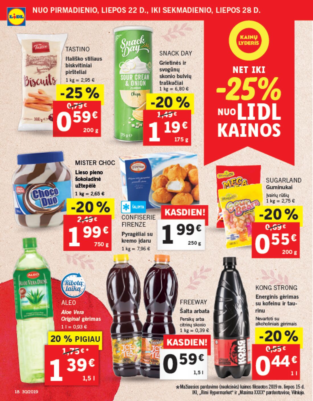 Lidl savaitinis leidinys akcijos nuo 
  2019-07-22 iki 
  2019-07-28 | Leidinukas.lt puslapis 18