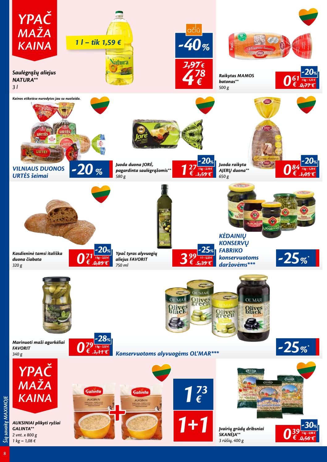 Maxima kaininis leidinys akcijos nuo 
  2019-06-18 iki 
  2019-06-24 | Leidinukas.lt puslapis 8