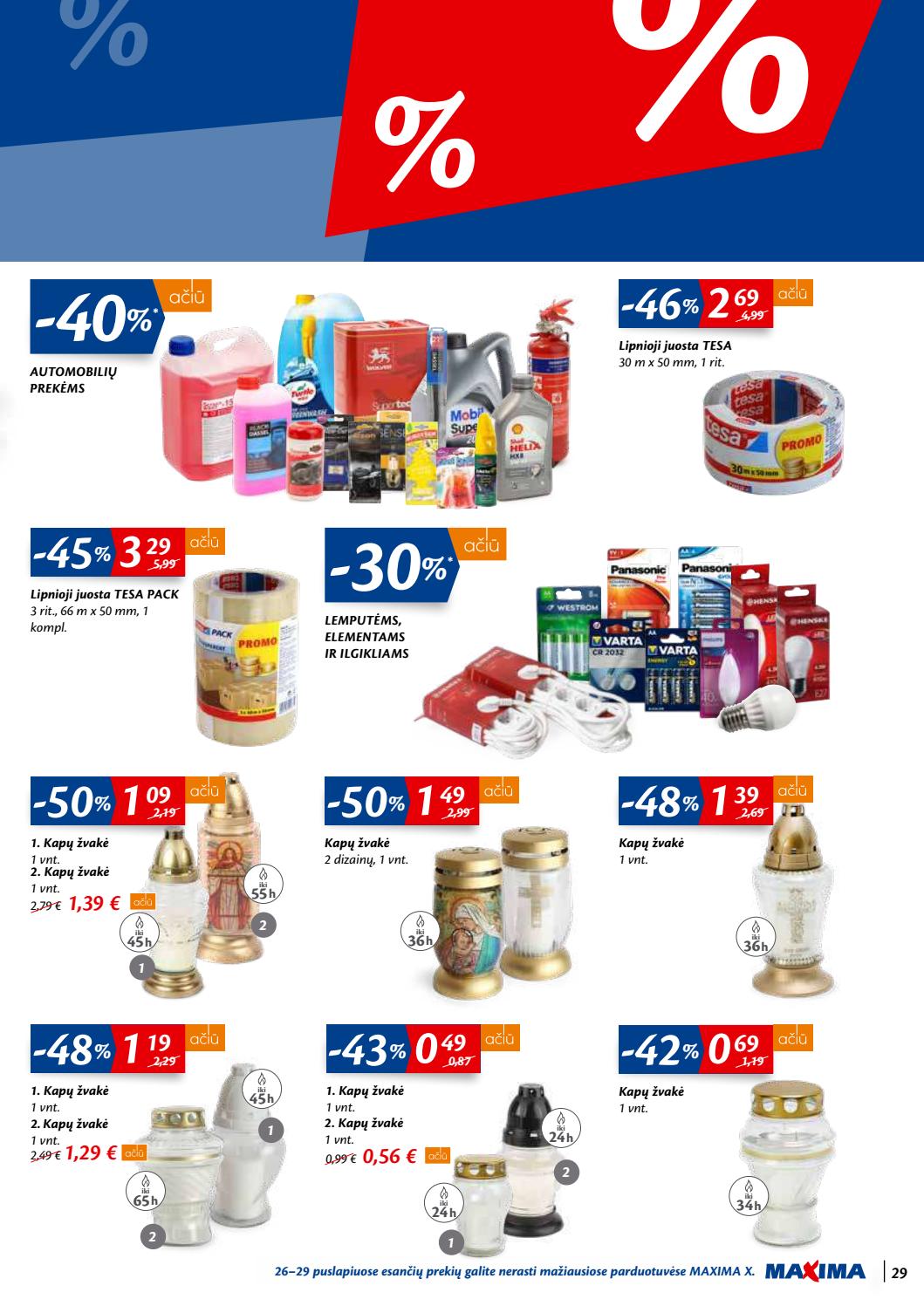 Maxima kaininis leidinys akcijos nuo 
  2020-10-13 iki 
  2020-10-19 | Leidinukas.lt puslapis 29