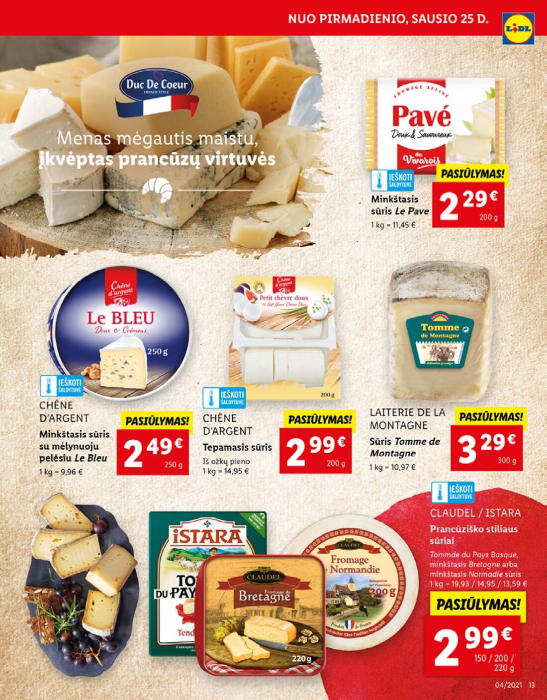 Lidl savaitinis leidinys akcijos nuo 
  2021-01-25 iki 
  2021-01-31 | Leidinukas.lt puslapis 13