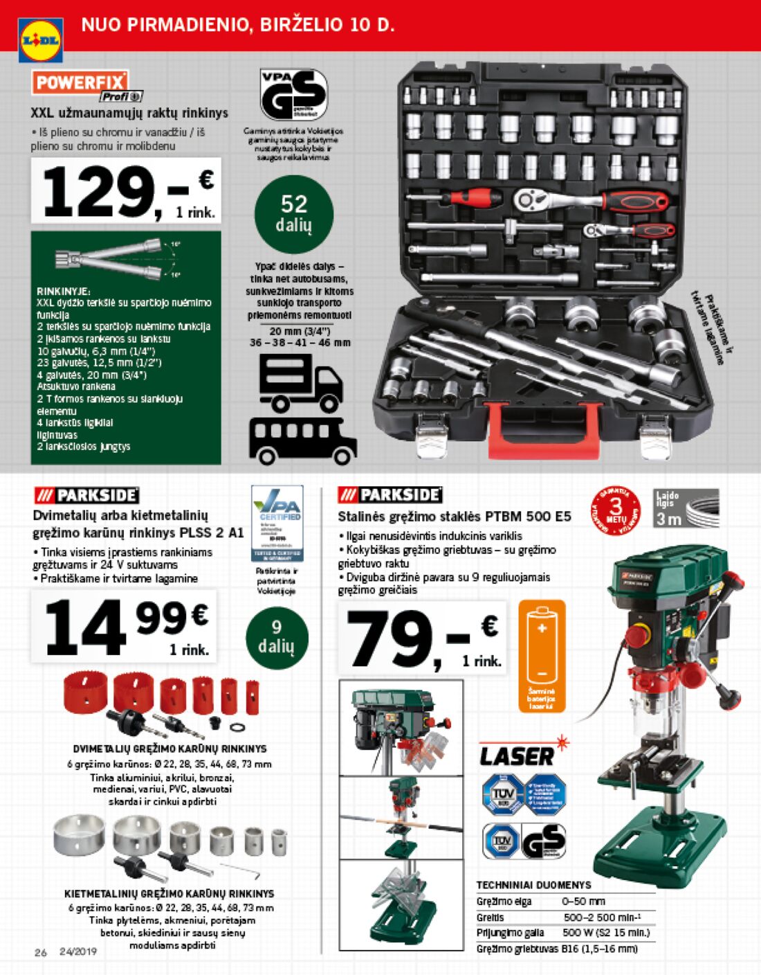 Lidl savaitinis leidinys akcijos nuo 
  2019-06-10 iki 
  2019-06-16 | Leidinukas.lt puslapis 26