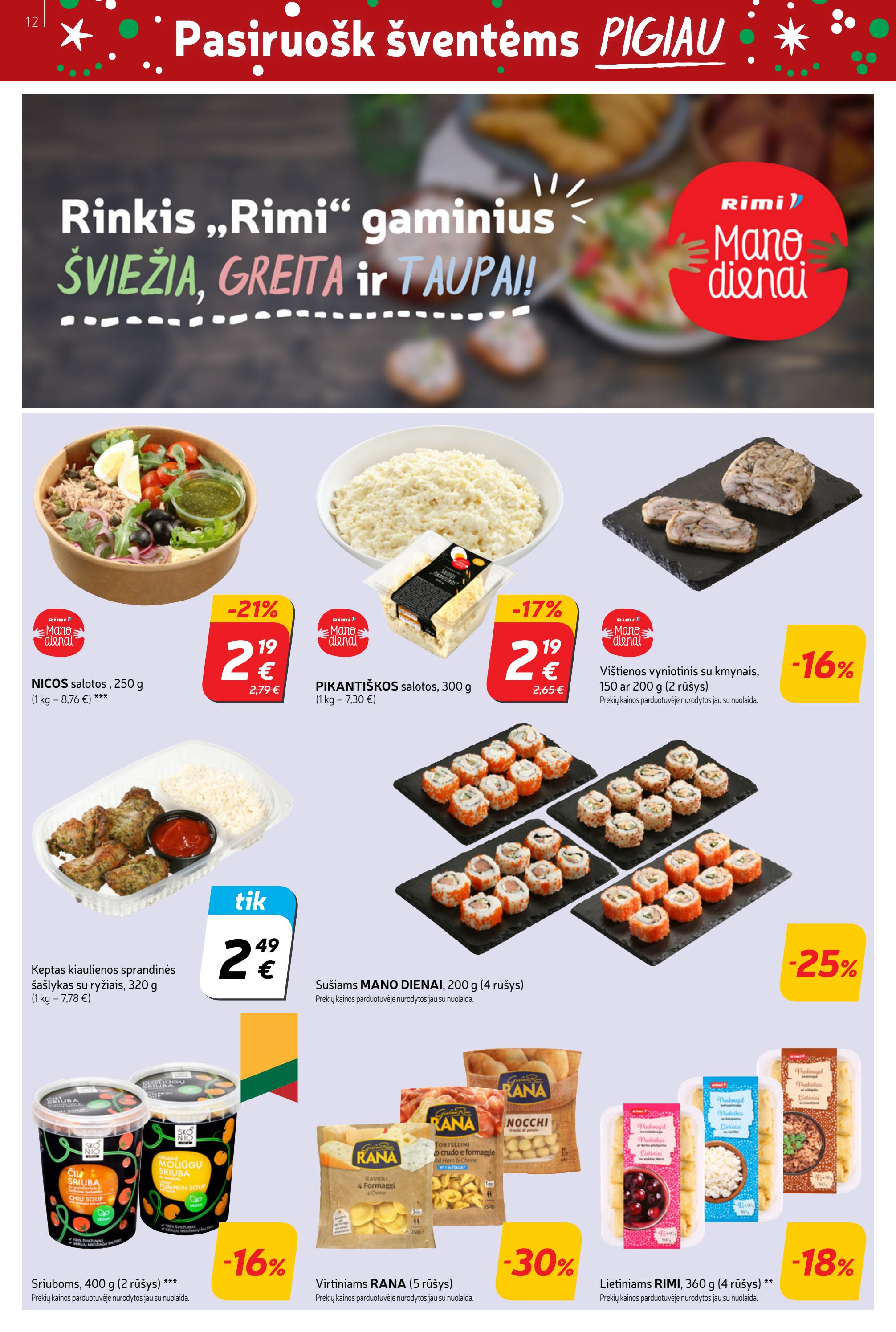 Rimi savaitinis leidinys akcijos nuo 
  2022-11-29 iki 
  2022-12-05 | Leidinukas.lt puslapis 12