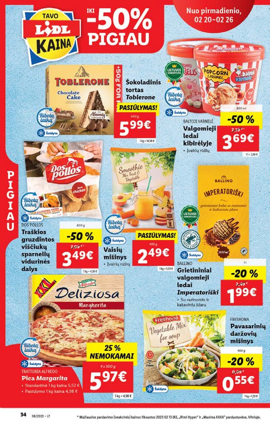 Lidl pasiūlymai akcijos nuo 
  2023-02-20 iki 
  2023-02-26 | Leidinukas.lt puslapis 34