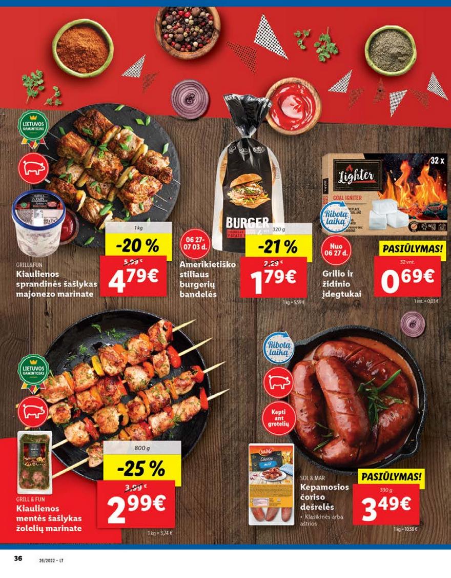 Lidl pasiūlymai akcijos nuo 
  2022-06-27 iki 
  2022-07-03 | Leidinukas.lt puslapis 36
