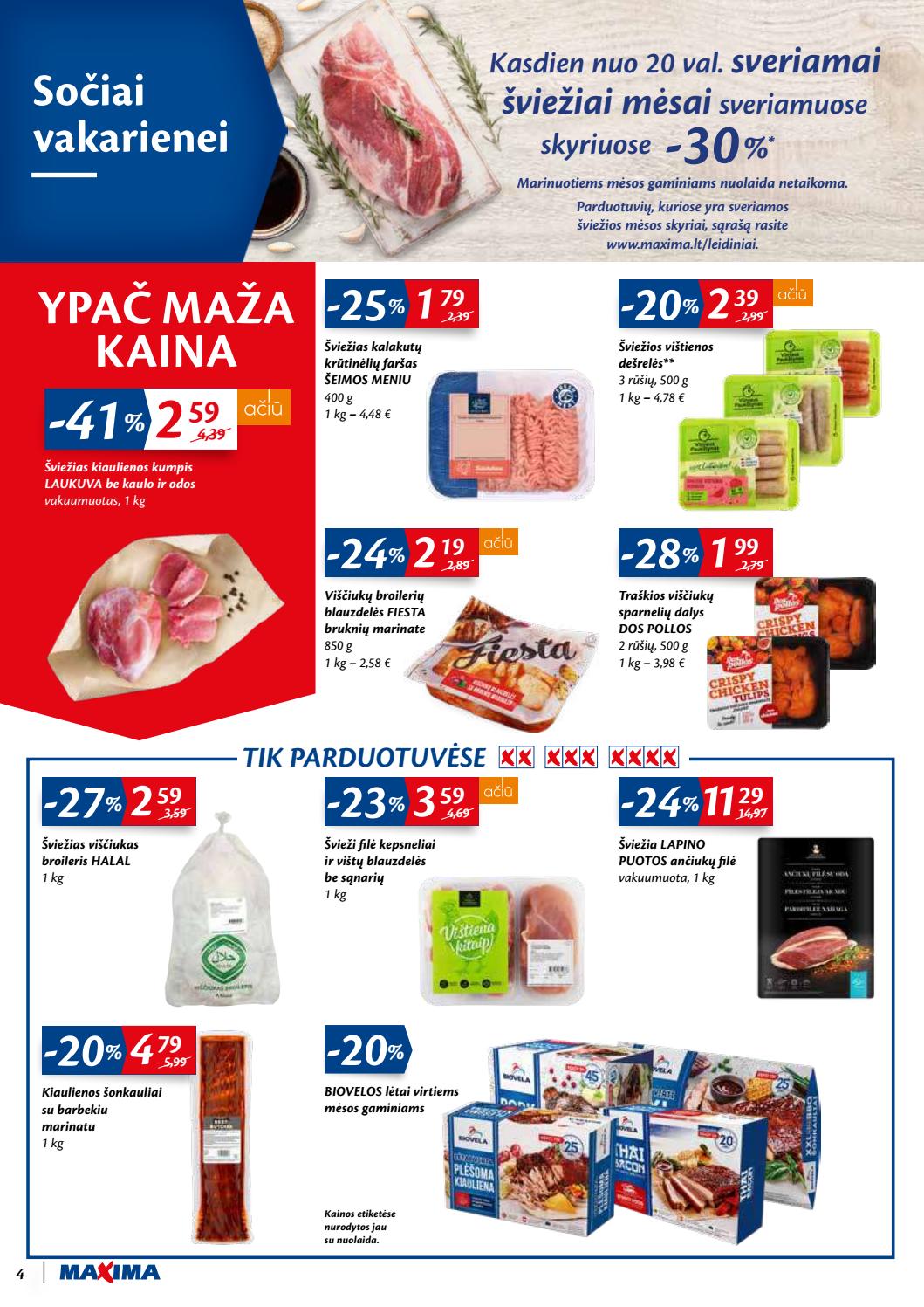 Maxima kaininis leidinys akcijos nuo 
  2020-11-17 iki 
  2020-11-23 | Leidinukas.lt puslapis 4